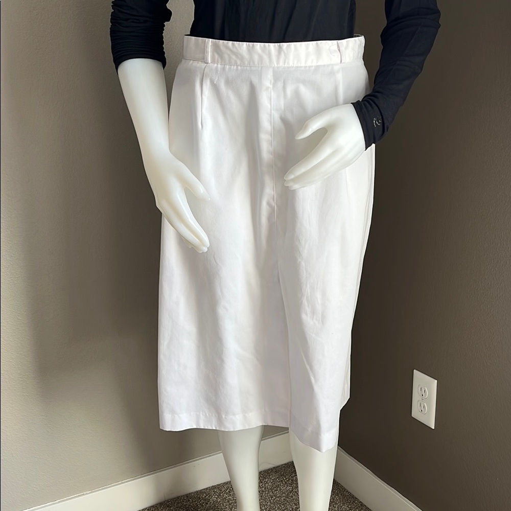 Pan-Her White Vintage Women’s Pencil Skirt